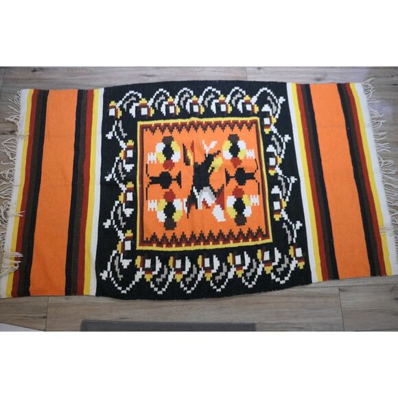 Vintage Southwest Geometric Tapestry Rug 84" x 48"